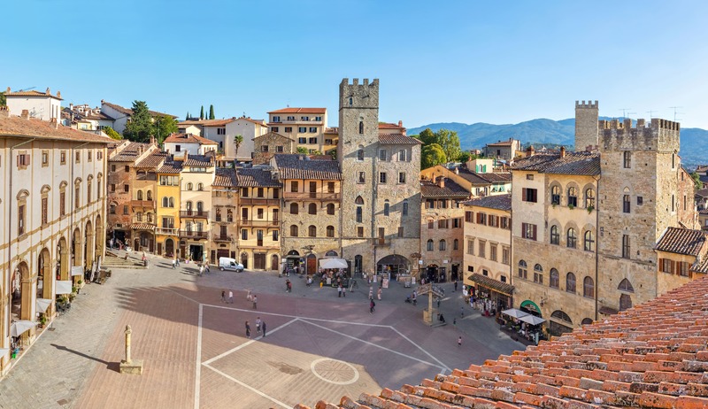 Arezzo piazza Grande